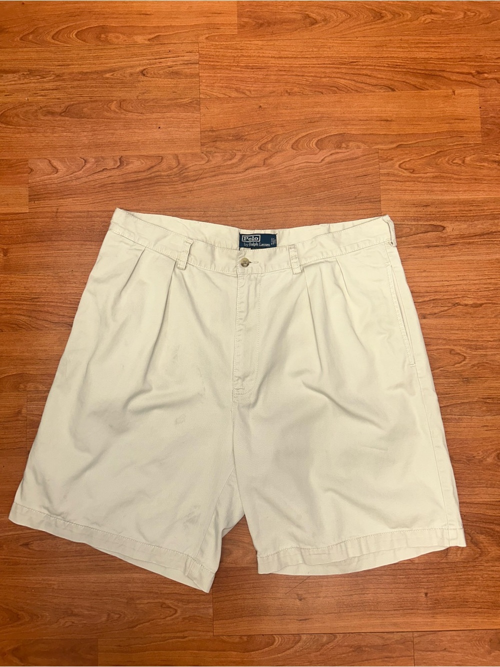Vintage Ralph Lauren Polo Tyler Shorts Double pleat Chino Shorts 38